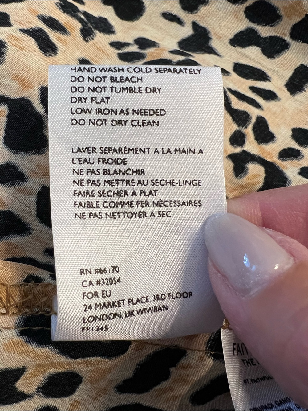 Faithful the Brand leopard print wrap skirt - Picture 11 of 12